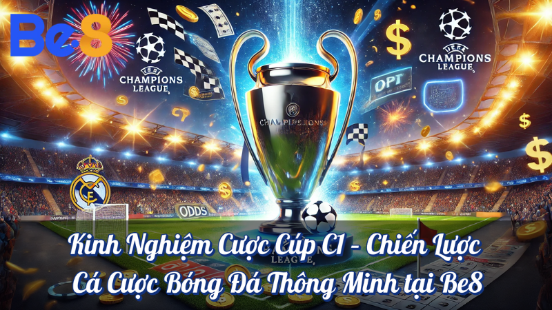 Kinh Nghiệm Cược Cúp C1 – Chiến Lược Cá Cược Bóng Đá Thông Minh tại Be8